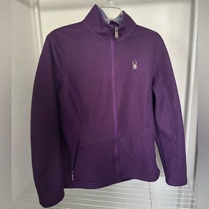 Large spyder full zipper jacket